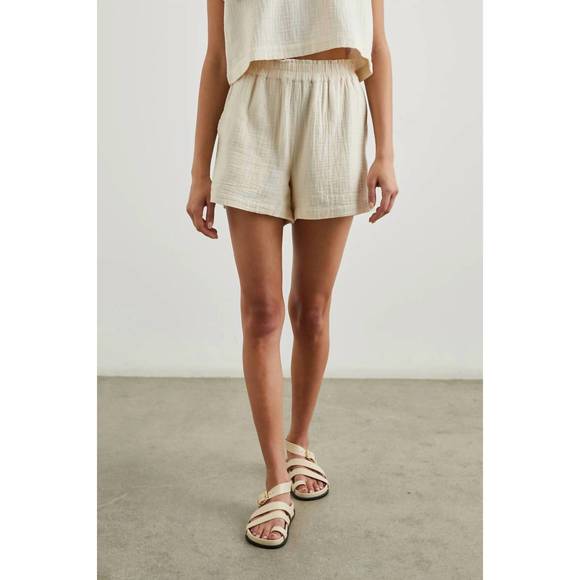 NEW RAILS leighton high waist short in flax - Picture 1 of 2